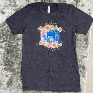 Floral beer tee